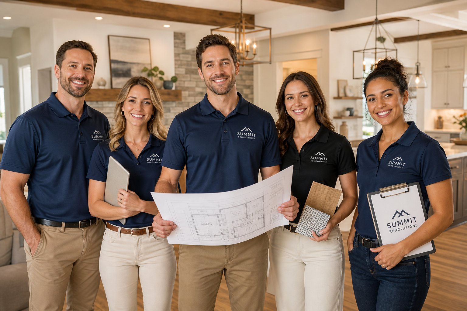 The Happy Nest Design renovation team